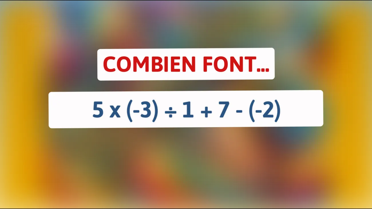 Oserez-vous résoudre ce challenge mathématique réservé aux génies ? Faites le calcul !"