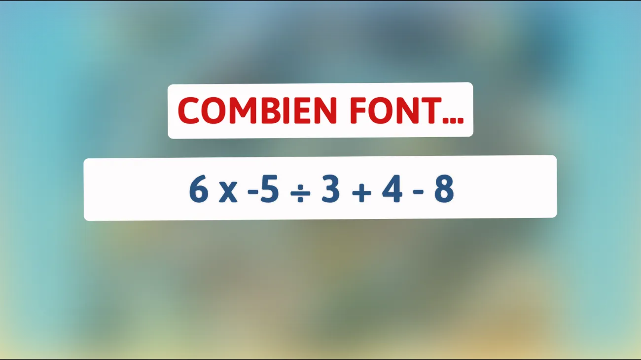 Oserez-vous relever le défi mathématique qui déroute les esprits les plus brillants ? 🧠🔢 Découvrez si vous pouvez résoudre ce casse-tête !"